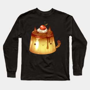 Caramel Kitty Flan Long Sleeve T-Shirt